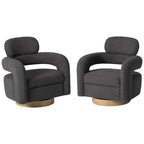 Sherpa / Poltrona girevole a botte / Set di 2 / Diversi colori
