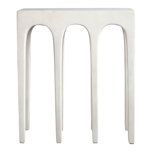 Consolle Scultorea Architettonica in Fibrocemento con Struttura ad Archi Ripetuti per Ingresso