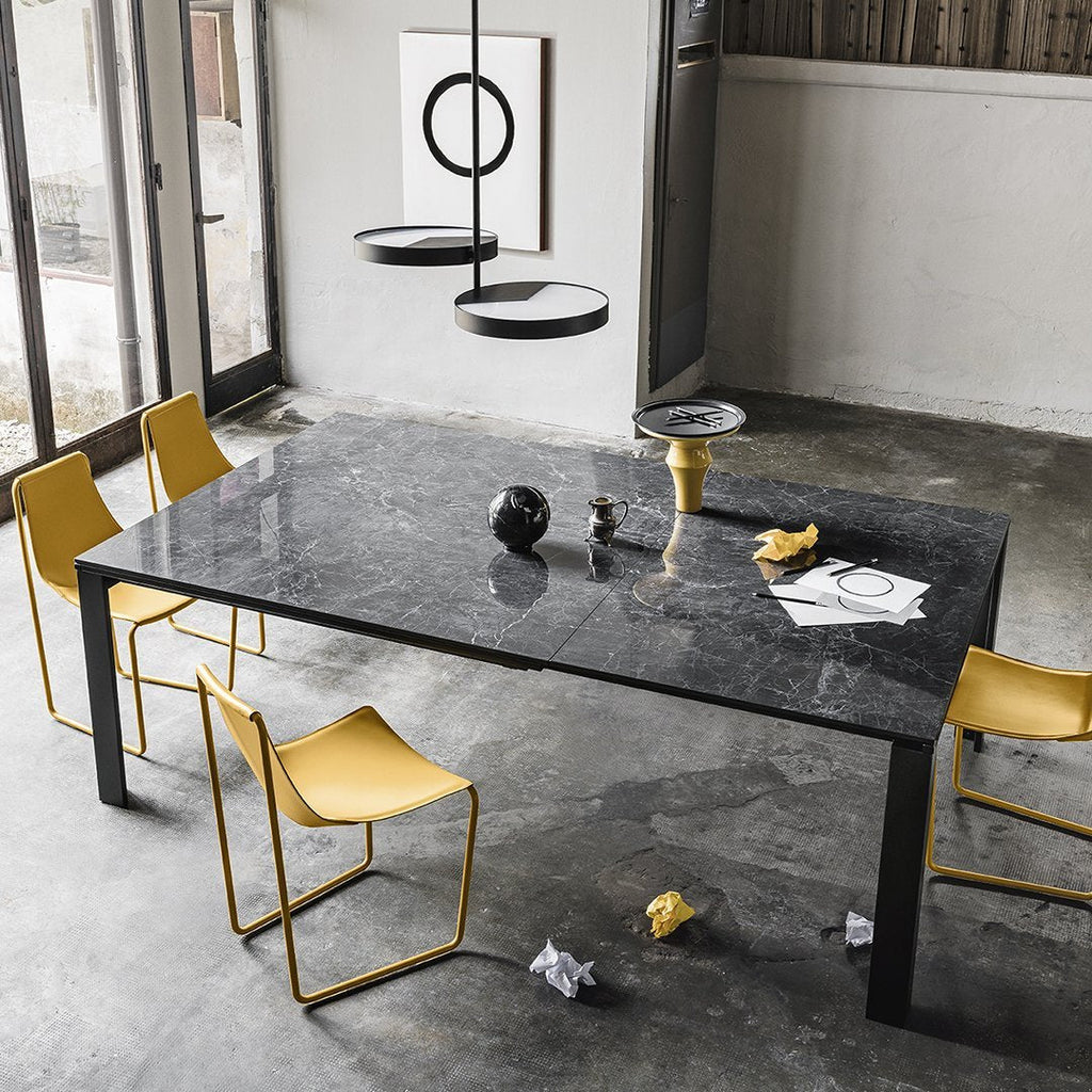Sedia Moderna Leggera in Pelle e Acciaio con Design Dual-Use Casa-Ufficio per Sala da Pranzo