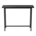 Tavolino Consolle in Ceramica e Metallo con Motivo a Spina di Pesce Realizzato a Mano, Stile Nordico, per Ingresso