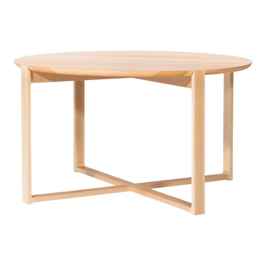 Tavolino da caffè nordico classico in rovere massello con design dalle proporzioni eleganti per il soggiorno