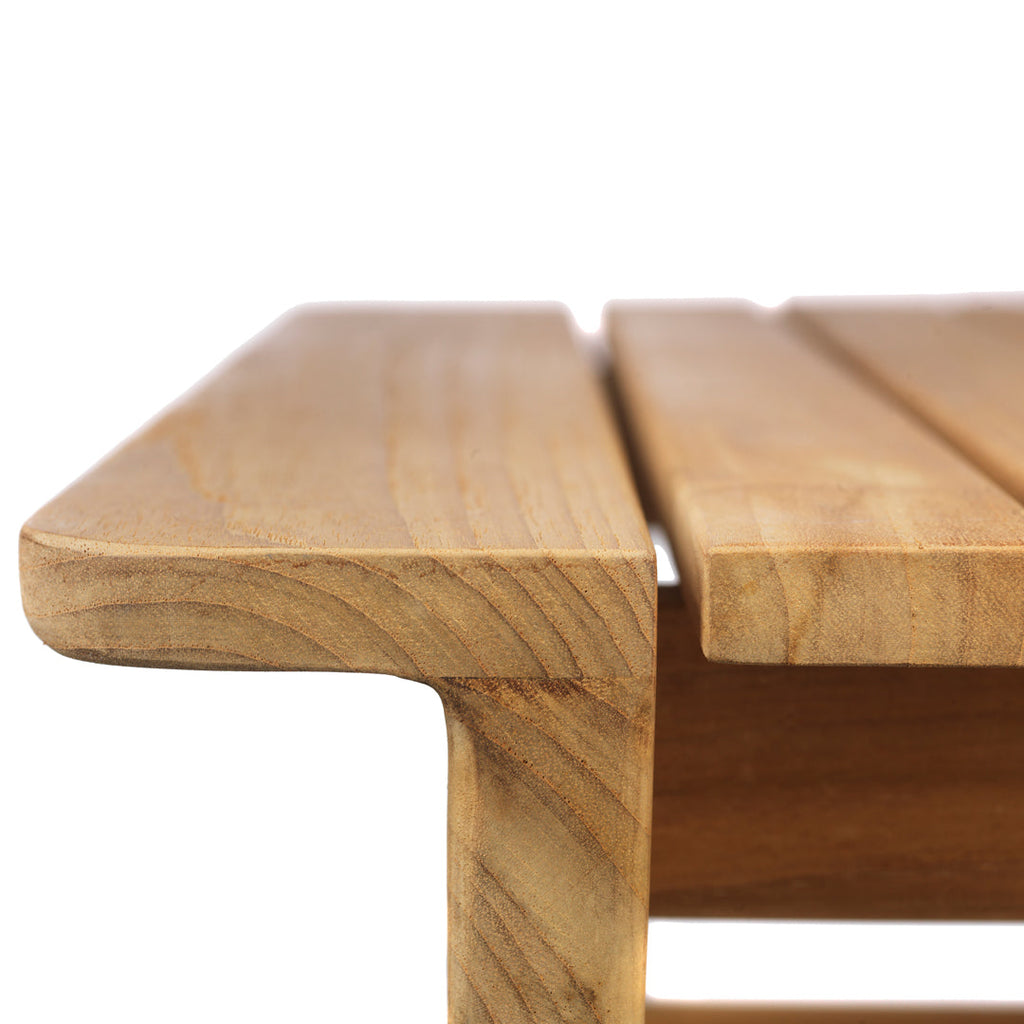 Tavolino Nordic da esterni in materiale naturale con design da giardino per esterni e balconi