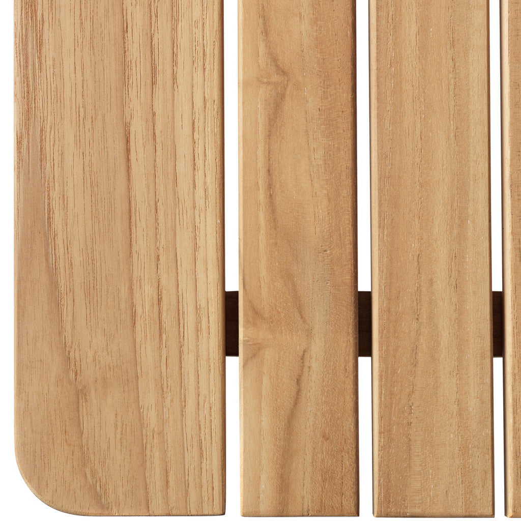 Tavolino Nordic da esterni in materiale naturale con design da giardino per esterni e balconi