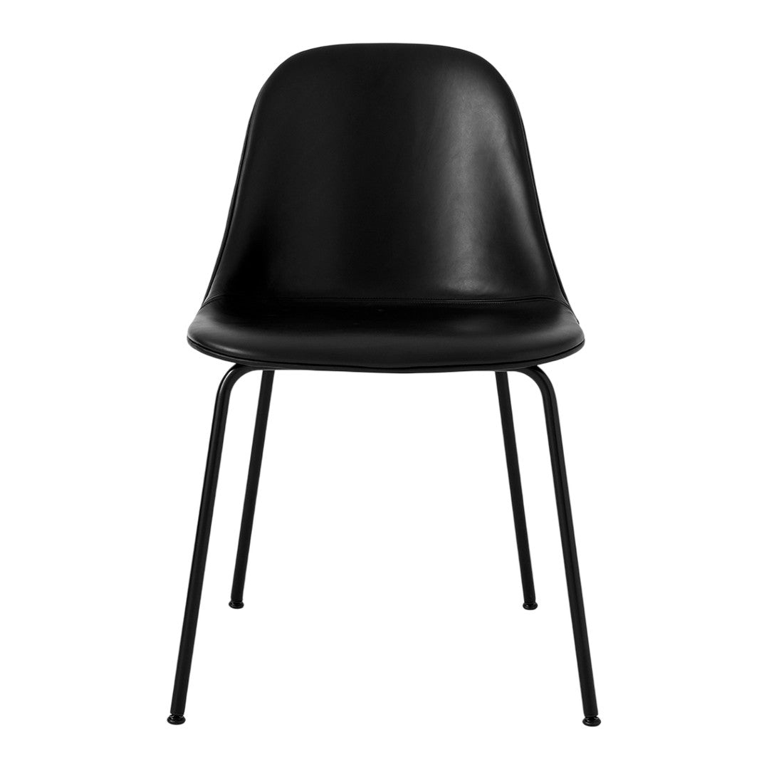 Sedia da pranzo moderna nordica completamente imbottita con braccioli curvati all'esterno e schienale alto per sala da pranzo