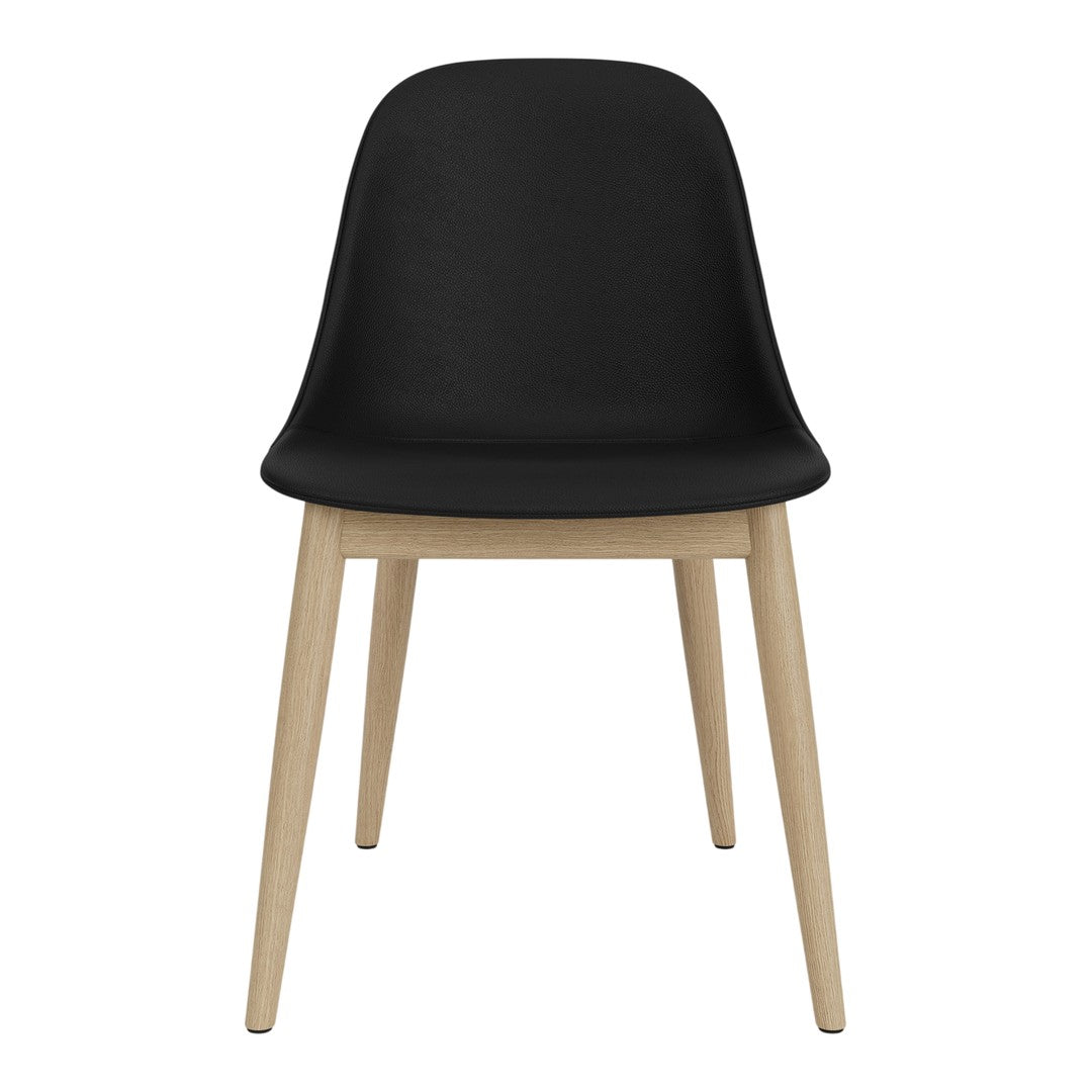 Sedia da pranzo moderna nordica completamente imbottita con braccioli curvati all'esterno e schienale alto per sala da pranzo