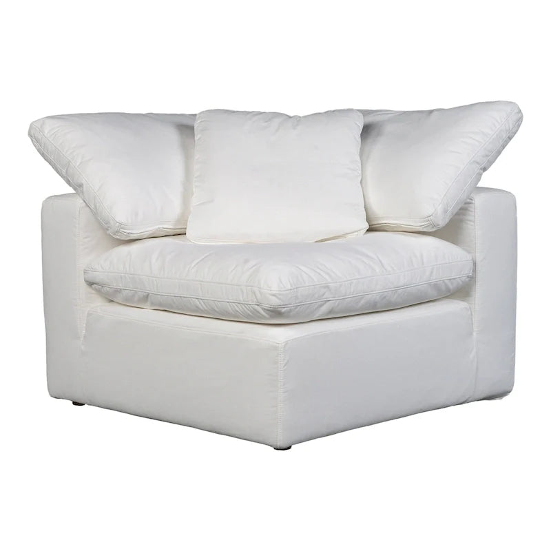 Perla / Ardesia / Sabbia / Blu / Salvia – Poltrona angolare contemporanea, 1 posto