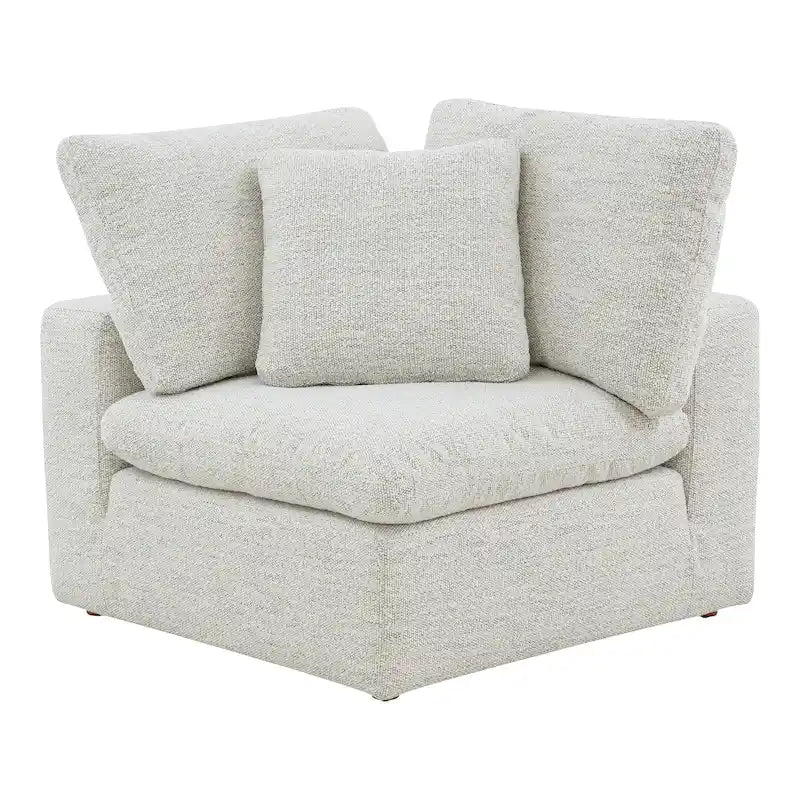 Perla / Ardesia / Sabbia / Blu / Salvia – Poltrona angolare contemporanea, 1 posto