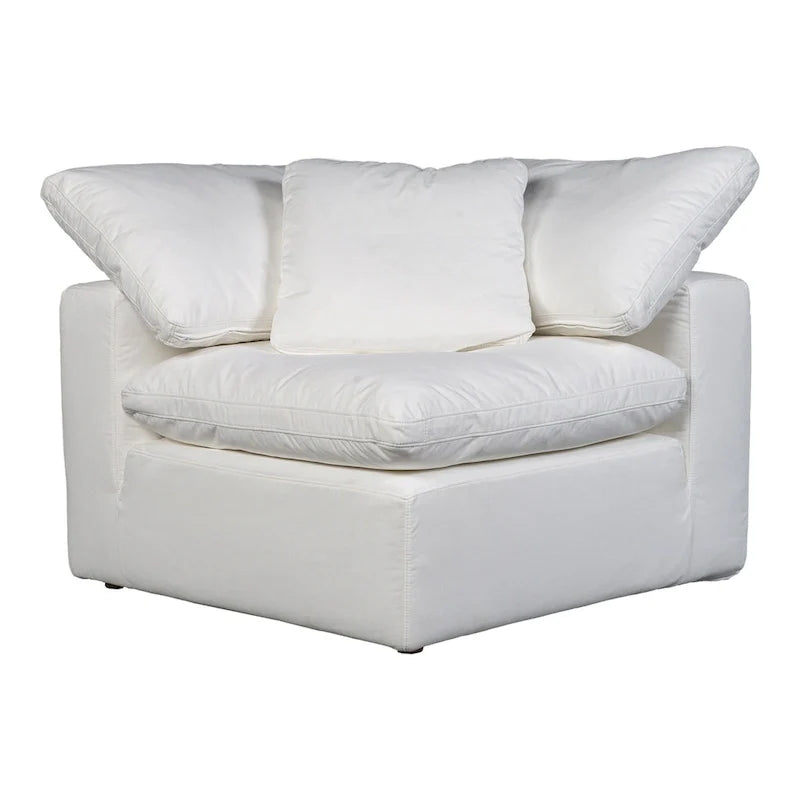 Perla / Ardesia / Sabbia / Blu / Salvia – Poltrona angolare contemporanea, 1 posto