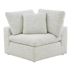 Perla / Ardesia / Sabbia / Blu / Salvia – Poltrona angolare contemporanea, 1 posto