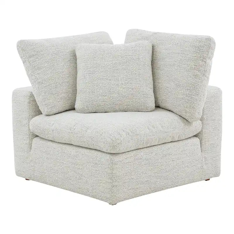 Perla / Ardesia / Sabbia / Blu / Salvia – Poltrona angolare contemporanea, 1 posto