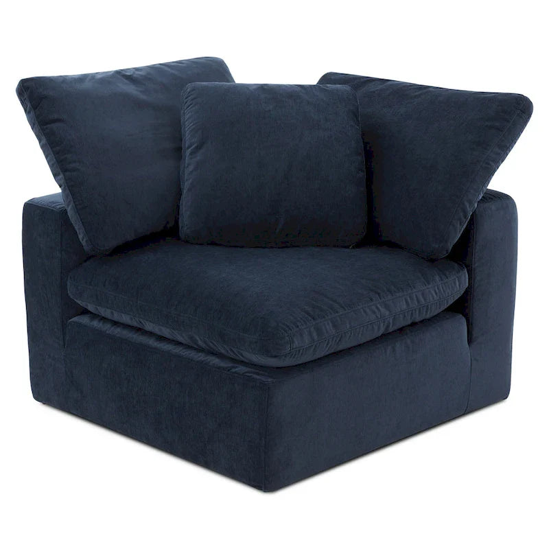 Perla / Ardesia / Sabbia / Blu / Salvia – Poltrona angolare contemporanea, 1 posto