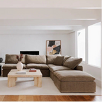 Perla / Ardesia / Sabbia / Blu / Salvia – Poltrona angolare contemporanea, 1 posto