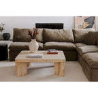 Perla / Ardesia / Sabbia / Blu / Salvia – Poltrona angolare contemporanea, 1 posto