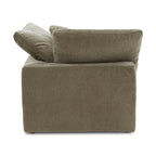 Perla / Ardesia / Sabbia / Blu / Salvia – Poltrona angolare contemporanea, 1 posto