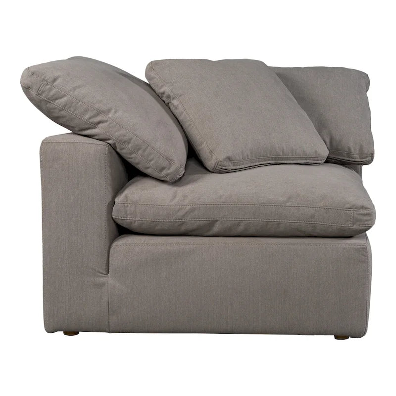 Perla / Ardesia / Sabbia / Blu / Salvia – Poltrona angolare contemporanea, 1 posto
