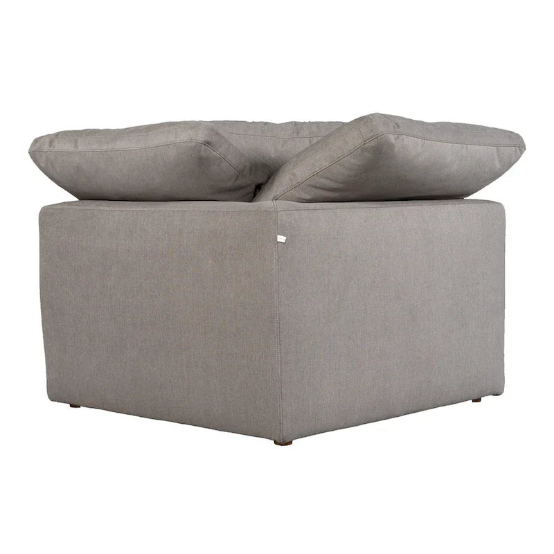 Perla / Ardesia / Sabbia / Blu / Salvia – Poltrona angolare contemporanea, 1 posto