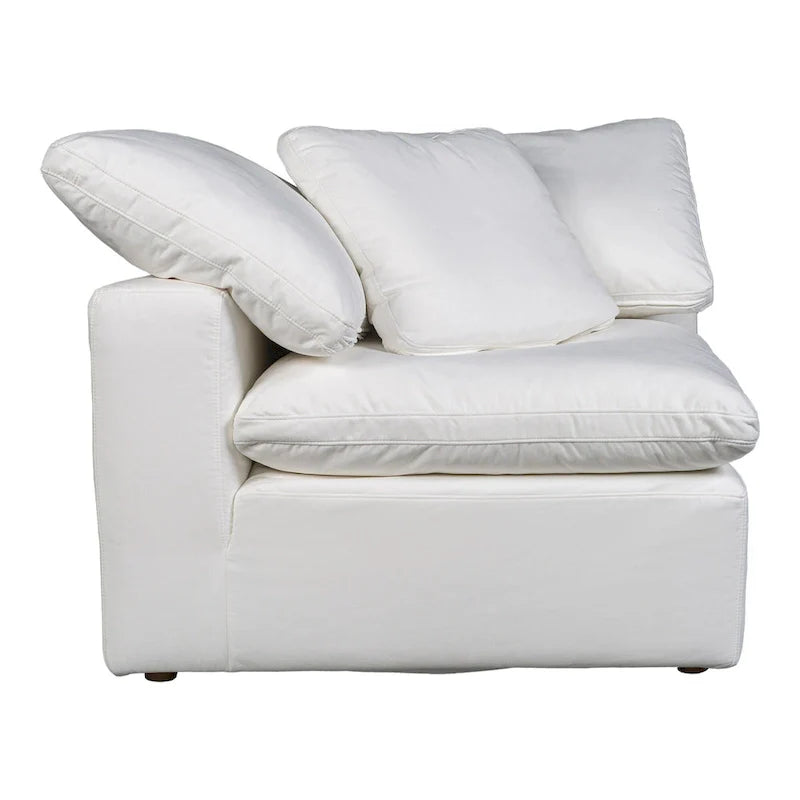 Perla / Ardesia / Sabbia / Blu / Salvia – Poltrona angolare contemporanea, 1 posto
