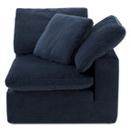 Perla / Ardesia / Sabbia / Blu / Salvia – Poltrona angolare contemporanea, 1 posto