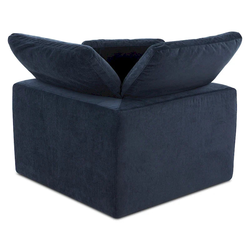 Perla / Ardesia / Sabbia / Blu / Salvia – Poltrona angolare contemporanea, 1 posto