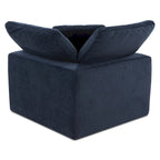 Perla / Ardesia / Sabbia / Blu / Salvia – Poltrona angolare contemporanea, 1 posto