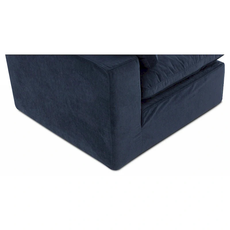 Perla / Ardesia / Sabbia / Blu / Salvia – Poltrona angolare contemporanea, 1 posto