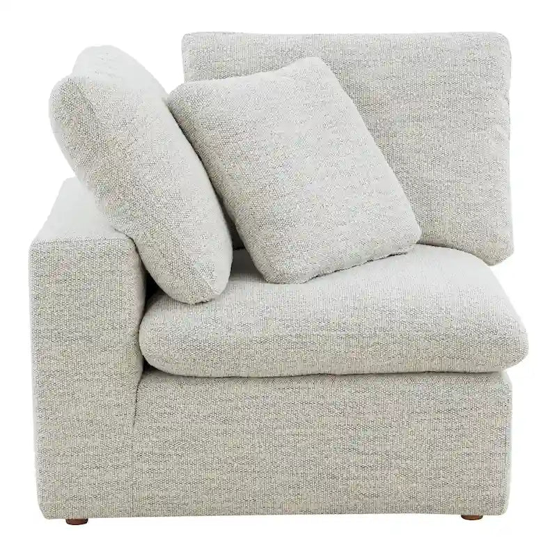 Perla / Ardesia / Sabbia / Blu / Salvia – Poltrona angolare contemporanea, 1 posto