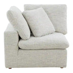 Perla / Ardesia / Sabbia / Blu / Salvia – Poltrona angolare contemporanea, 1 posto