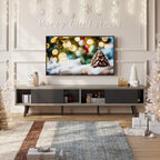 Mobile TV da 70" Stile Mid-Century, Opzioni Multicolore, Adatto a TV fino a 75"