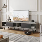 Mobile TV da 70" Stile Mid-Century, Opzioni Multicolore, Adatto a TV fino a 75"