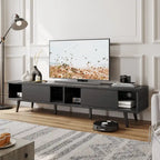 Mobile TV da 70" Stile Mid-Century, Opzioni Multicolore, Adatto a TV fino a 75"