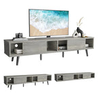 Mobile TV da 70" Stile Mid-Century, Opzioni Multicolore, Adatto a TV fino a 75"