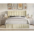 Letto a piattaforma imbottito in velluto beige/blu/grigio argento/nero, 1 persona, da una piazza a king size