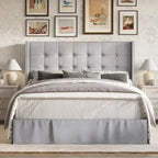 Letto a piattaforma imbottito in velluto beige/blu/grigio argento/nero, 1 persona, da una piazza a king size