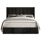 Letto a piattaforma imbottito in velluto beige/blu/grigio argento/nero, 1 persona, da una piazza a king size