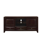 Testiera a libreria con base a piattaforma con contenitore Dark Cherry – King/Queen