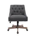 Sedia girevole in grigio antracite / beige / marrone / blu / grigio con seduta a conchiglia, posto singolo