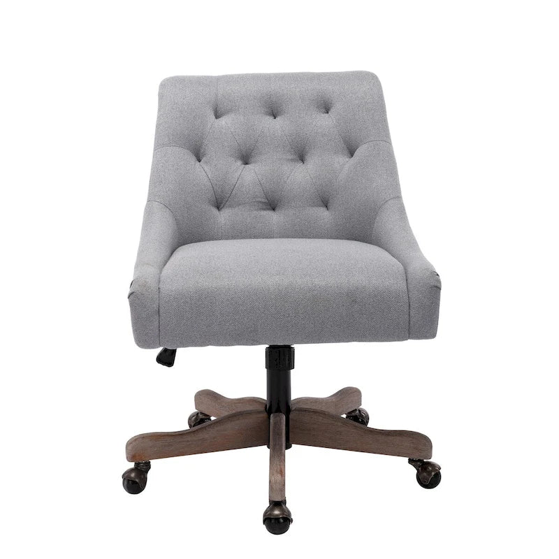 Sedia girevole in grigio antracite / beige / marrone / blu / grigio con seduta a conchiglia, posto singolo