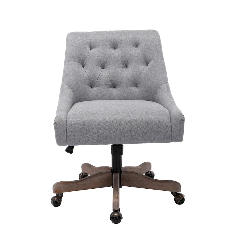 Sedia girevole in grigio antracite / beige / marrone / blu / grigio con seduta a conchiglia, posto singolo