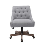 Sedia girevole in grigio antracite / beige / marrone / blu / grigio con seduta a conchiglia, posto singolo