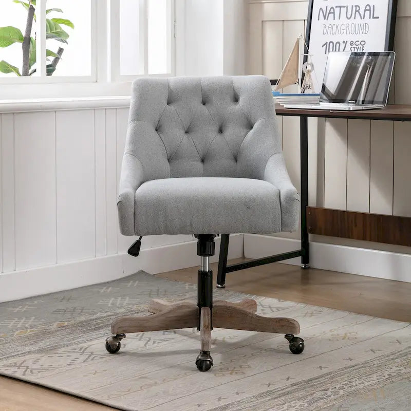 Sedia girevole in grigio antracite / beige / marrone / blu / grigio con seduta a conchiglia, posto singolo
