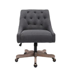 Sedia girevole in grigio antracite / beige / marrone / blu / grigio con seduta a conchiglia, posto singolo