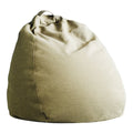 Sacco Pouf Multimateriale Casual Senza Tempo con Design che si Adatta al Corpo per il Soggiorno
