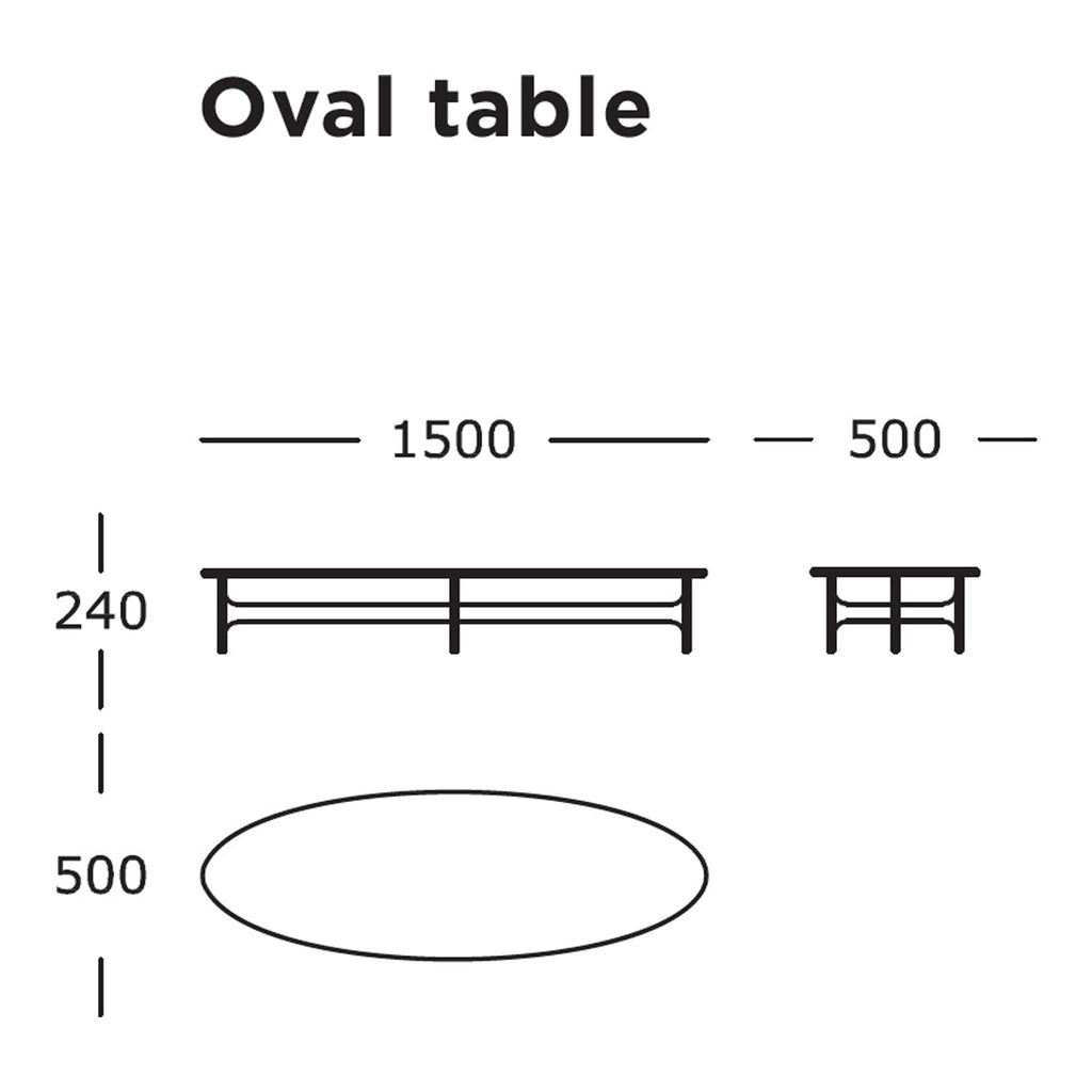 Tavolino Ovale Italiano Minimalista in Pietra e Metallo con Forma Fluida Senza Bordi per Soggiorno