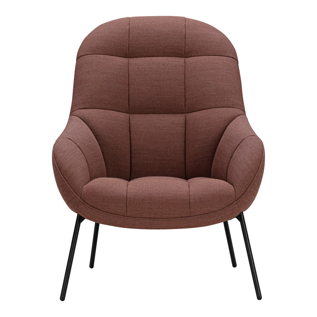 Poltrona lounge moderna e rivestita in tessuto organico con interno ispirato a spicchi di mango, ideale per il soggiorno