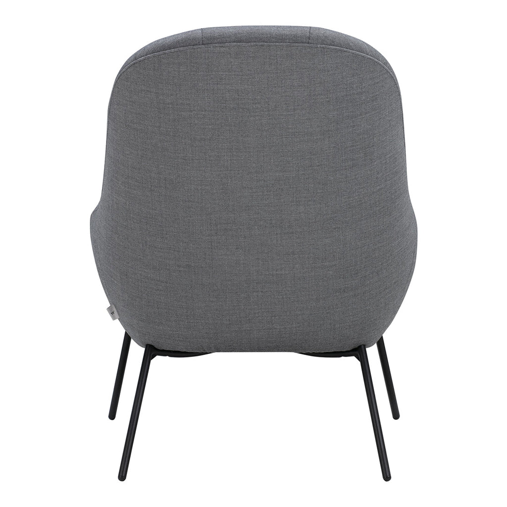 Poltrona lounge moderna e rivestita in tessuto organico con interno ispirato a spicchi di mango, ideale per il soggiorno