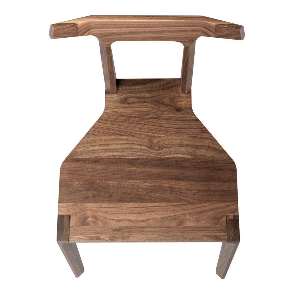 Sedia da pranzo Natural Craft in legno massello con giunzioni leggere ed eleganti per sala da pranzo