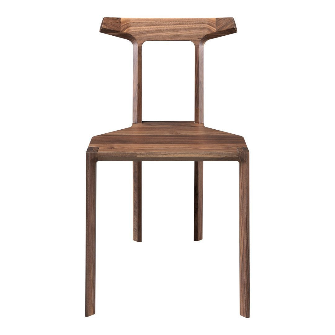 Sedia da pranzo Natural Craft in legno massello con giunzioni leggere ed eleganti per sala da pranzo