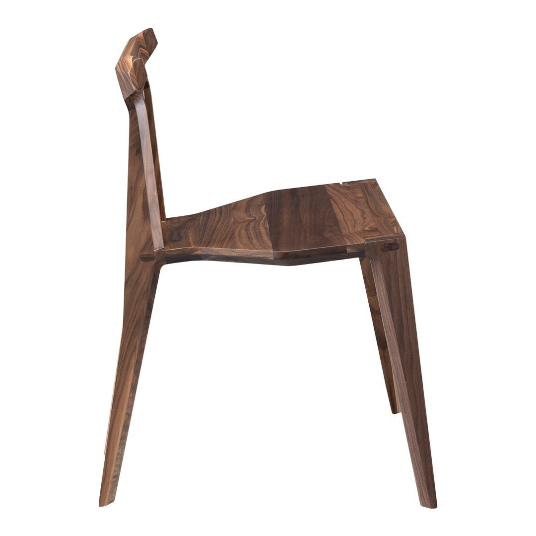 Sedia da pranzo Natural Craft in legno massello con giunzioni leggere ed eleganti per sala da pranzo