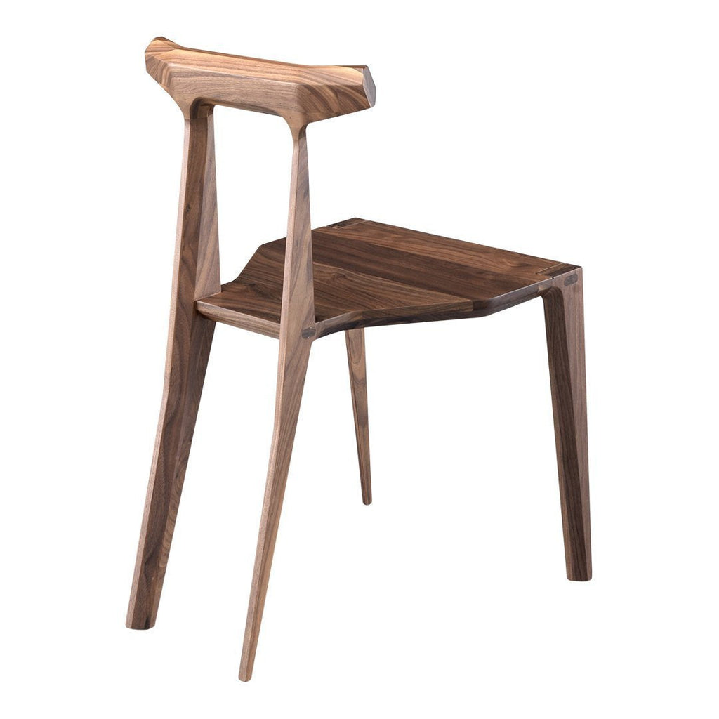 Sedia da pranzo Natural Craft in legno massello con giunzioni leggere ed eleganti per sala da pranzo