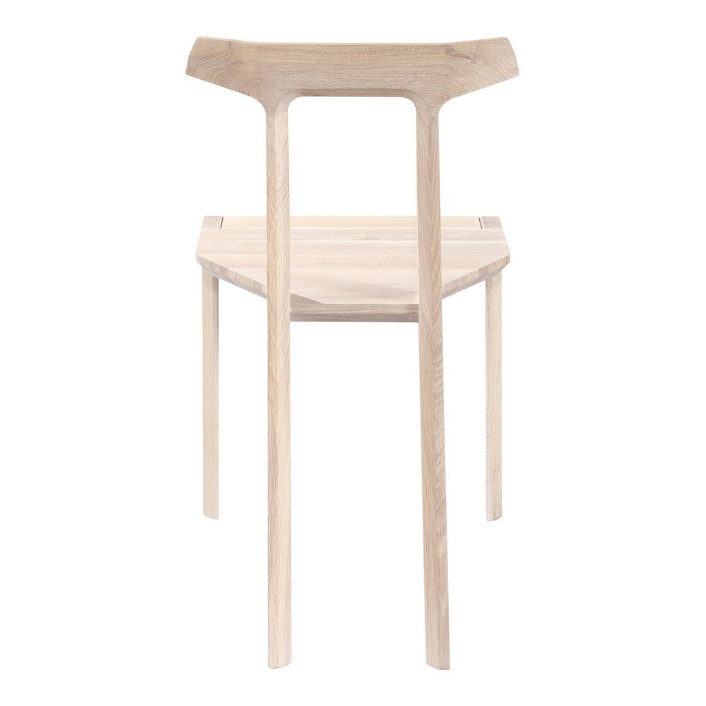 Sedia da pranzo Natural Craft in legno massello con giunzioni leggere ed eleganti per sala da pranzo